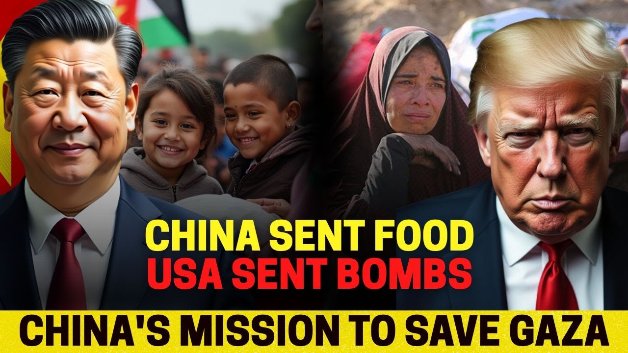 The Shocking TRUTH: China Sends Food While America Sends BOMBS to Gaza