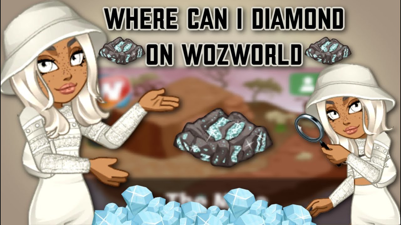 Woozworld- Where To Find Diamond In The Mine On Woozworld