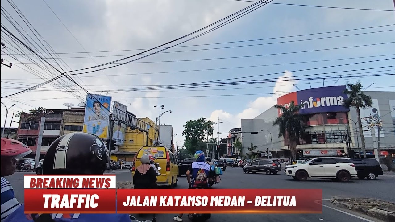 JALAN KATAMSO MEDAN  MENUJU DELITUA ❗️ SEBELUM BANJIR