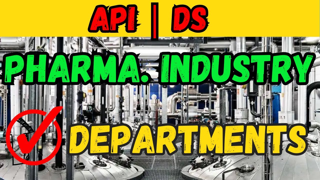 PHARMA INDUSTRY API(DS) DEPARTMENTS || TAMIL PHARMACIST || TP (2023) | Tamil