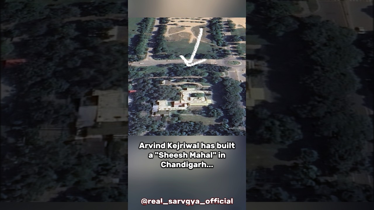 Arvind Kejriwal has built a Sheesh Mahal  in Chandigarh 😳😲  #shorts