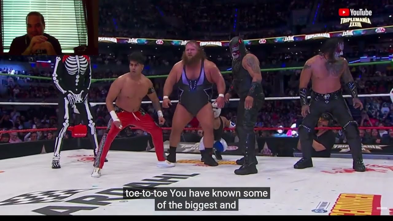 You Won’t Believe my Funny REACTION to Omos vs Microman at TripleMania 33!