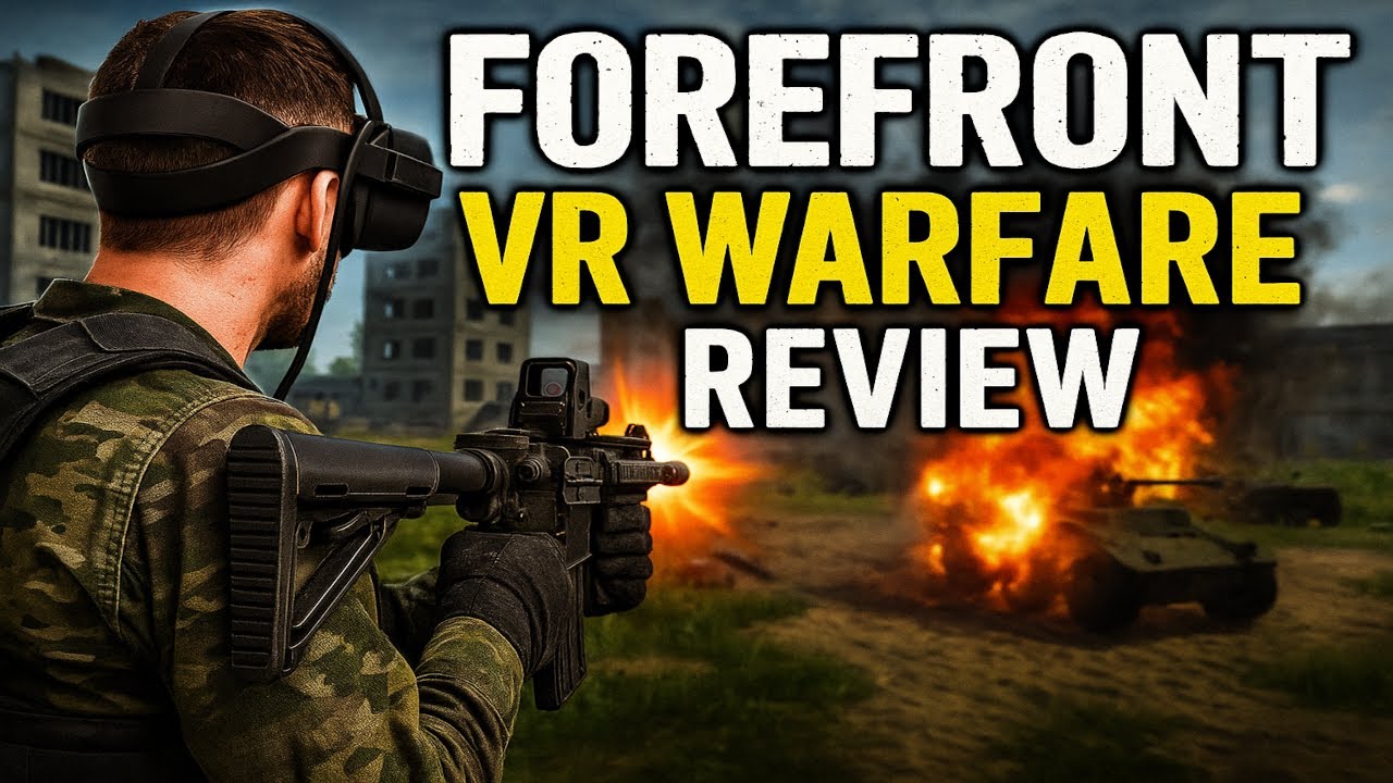 Обзор Forefront &mdash; классическая атмосфера Battlefield в VR, но сложно прицелиться? (PC VR Early Ac...