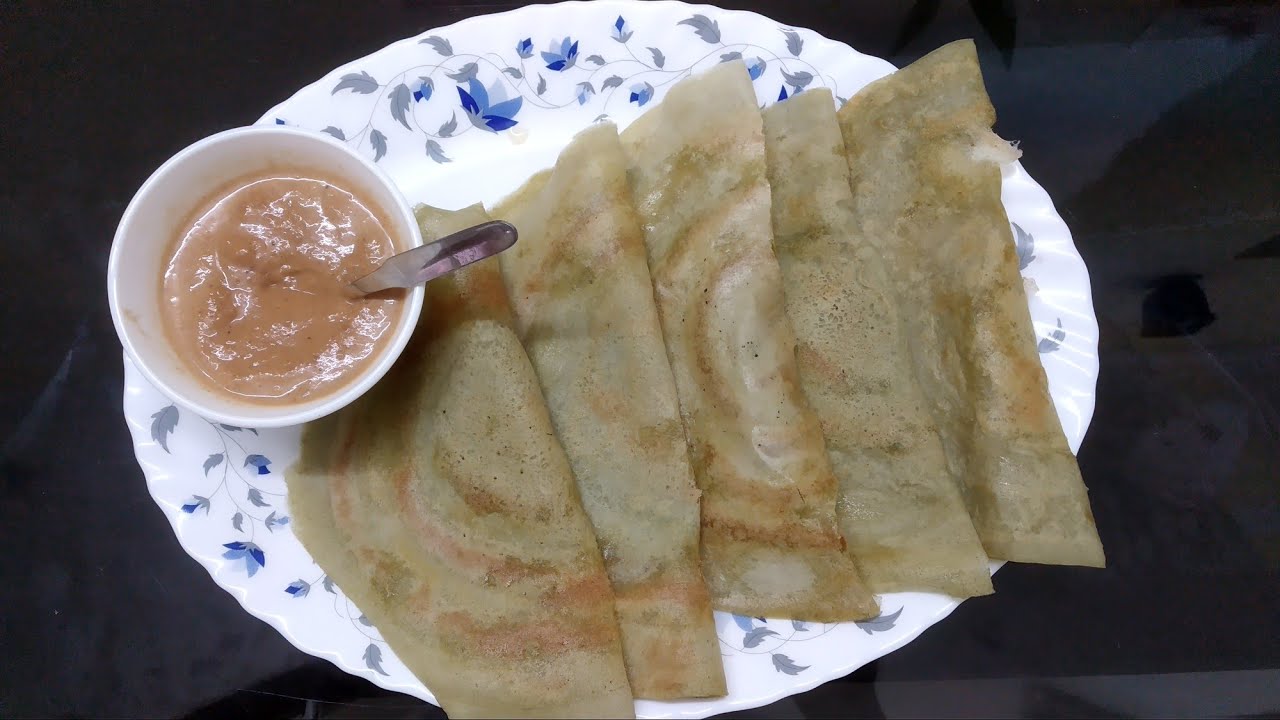 Green gram Dosha || Mung bean Dosa || Pesarattu||Easy breakfast
