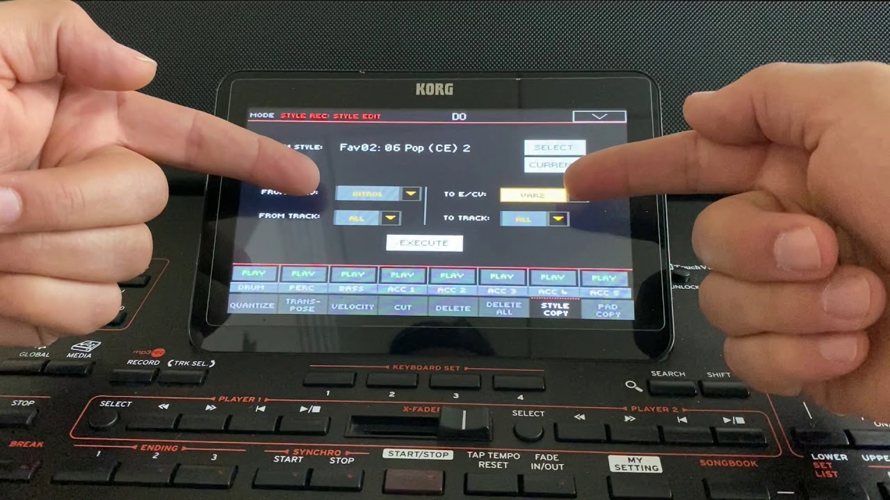 KORG PA SERİSİ RİTİM VARİATİON-FİLL-İNTRO KOPYALAMA