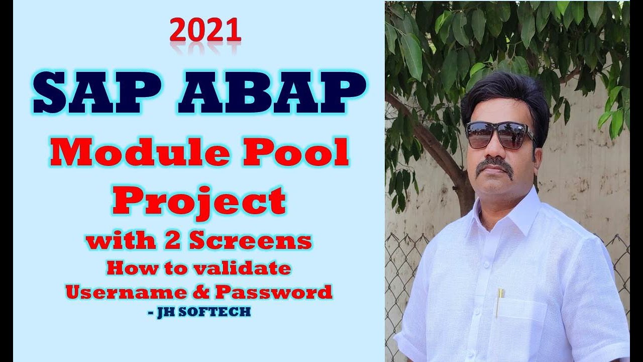SAP Module Pool Project with 2 Screens