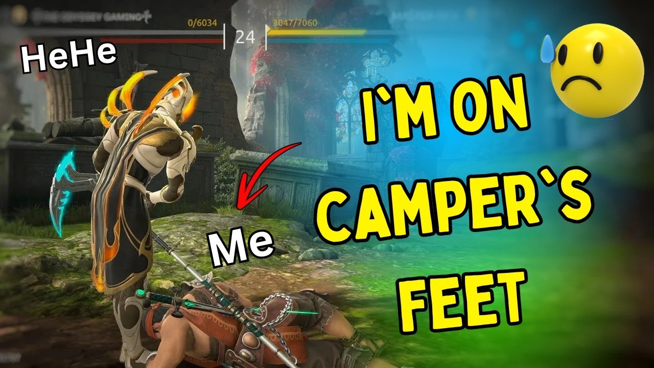 A very Intense and Thrilling Match with Camper  until the last second 😬 || Shadow Fight 4 Arena