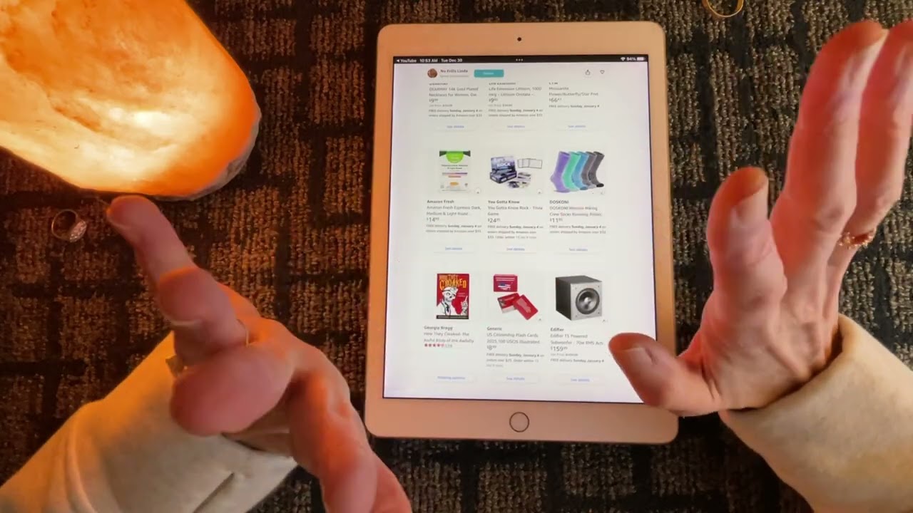 iPad ASMR ~ Soft-Spoken Amazon List Browsing