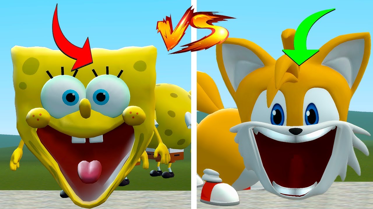 NEW ROBLOX HUNGRY SNAKE SPONGEBOB VS ROBLOX HUNGRY WORM TILES In Garry's Mod!