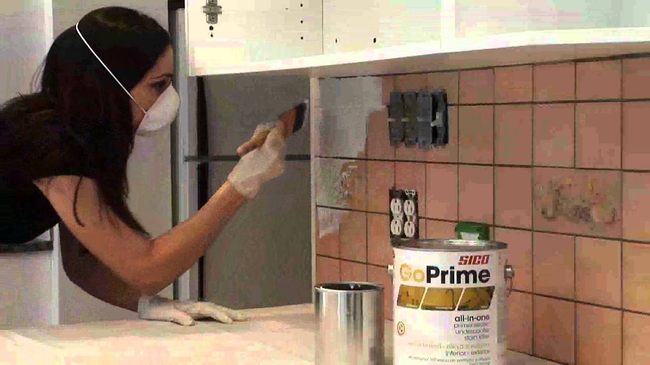 How to paint ceramic tiles