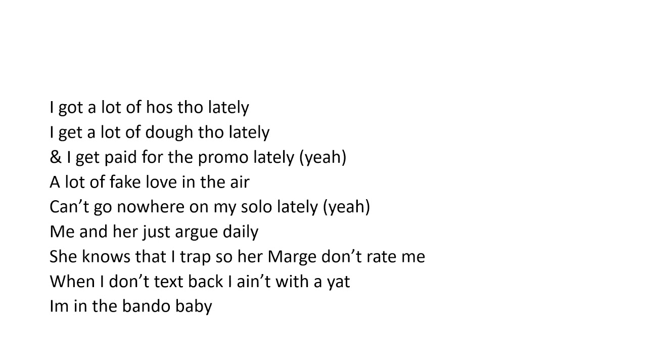 Central Cee - Commitment Issues - (lyrics)
