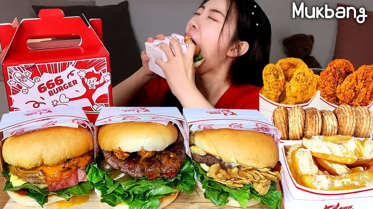 Гермес среди бургеров?! 🍔🍟 Бургеры ручной работы с начинкой!! (Egg Ghost, Garlic Boom, Gamberoni)...