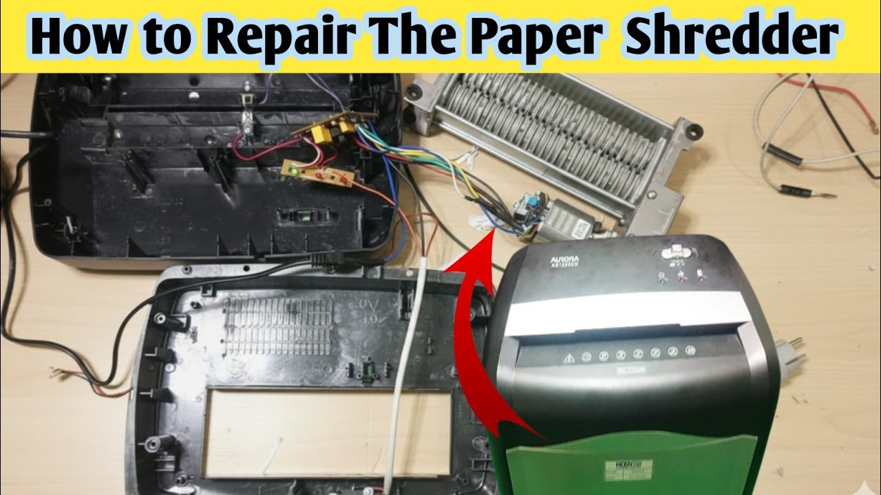Paper Shredder Repair | Follow Shredder Treat Down Problem Solution | Easy Urdu Tutorial