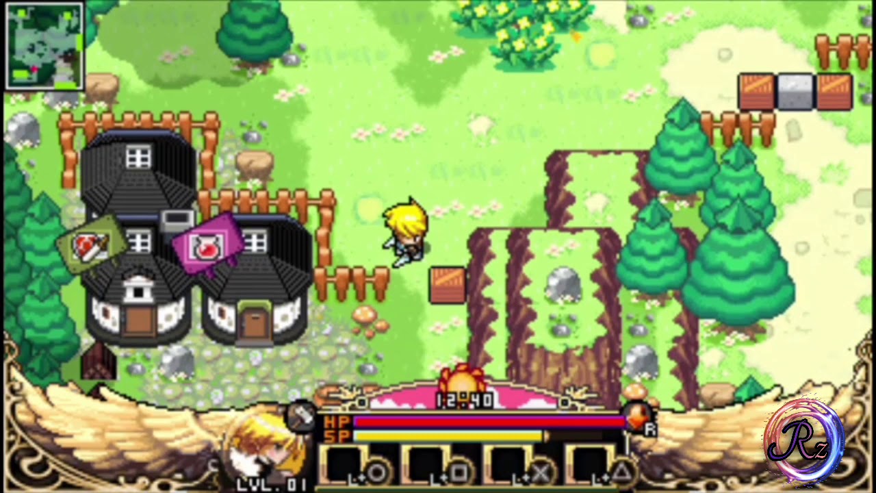 Zenonia - psp gameplay