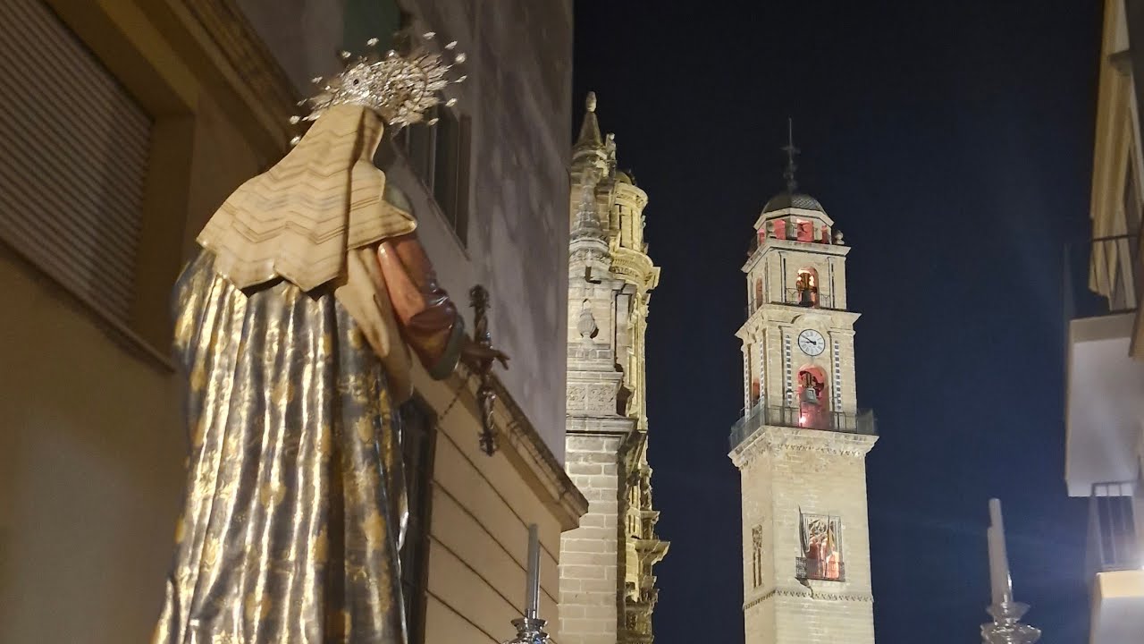 Traslado Virgen del Rosario del Beaterio a la Catedral, Jerez Octubre 2025.