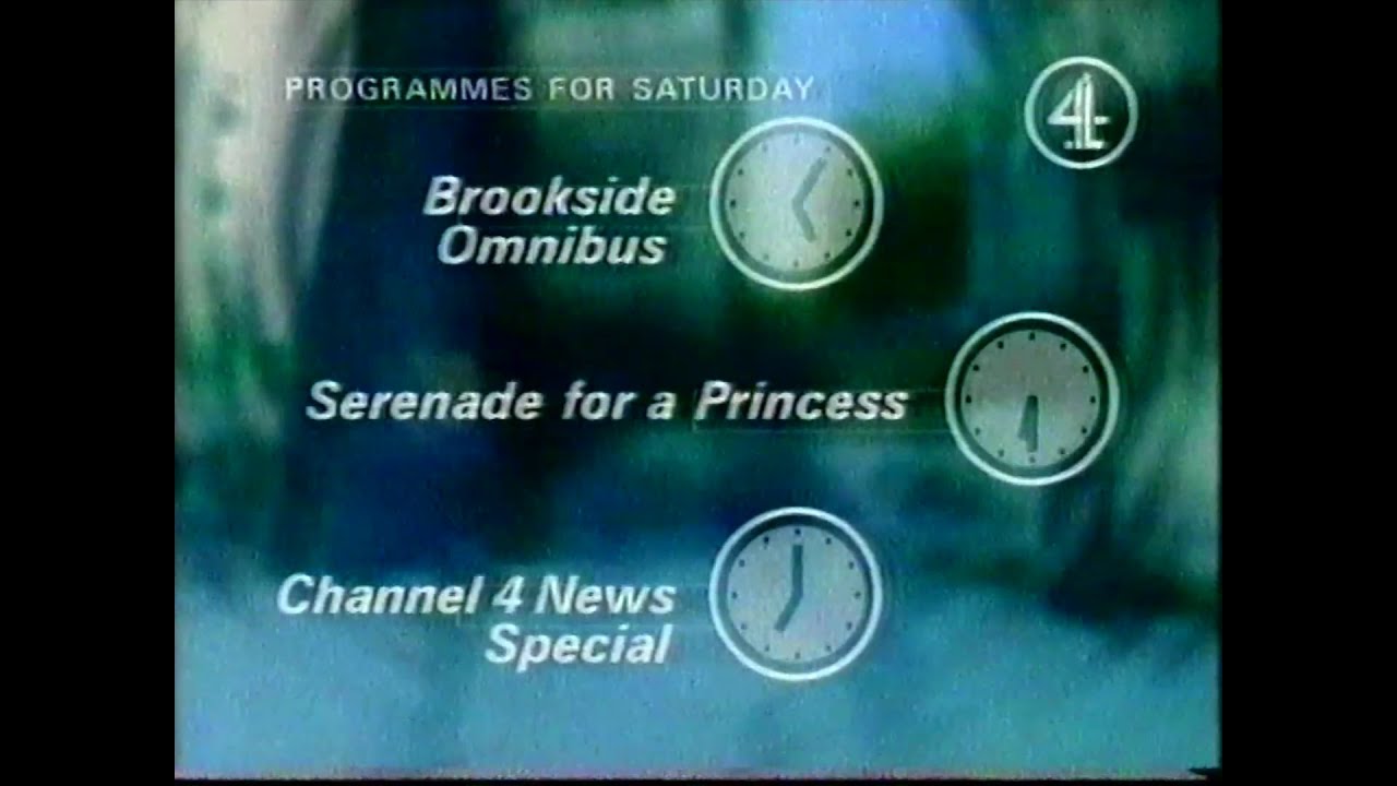 Channel 4 on the day of Princess Diana's funeral (Continuity) - 06/09/1997