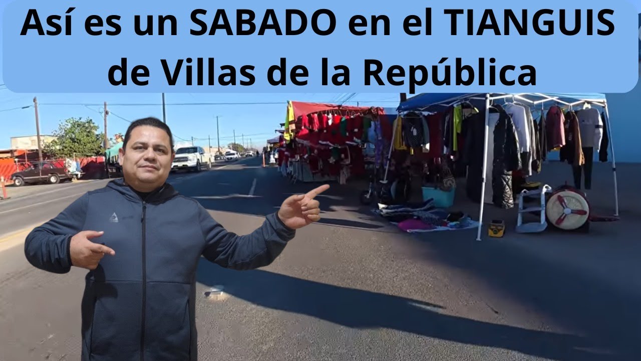 Así es un SABADO en el TIANGUIS de Villas de la República | COMIDA, PRECIOS y BUEN AMBIENTE 🇲🇽