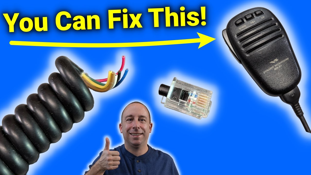 Two Options You Can Use to Fix a Broken Ham Radio Microphone Cord