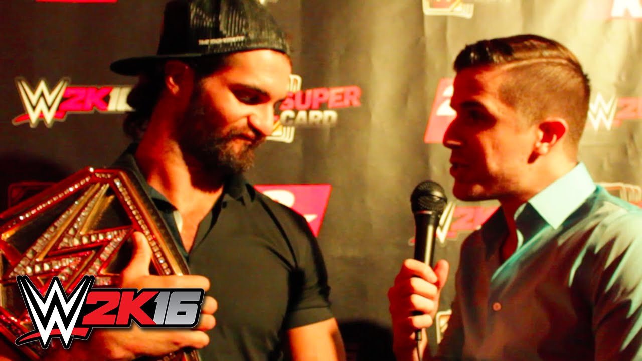 WWE SummerSlam 2015 - Seth Rollins & Dolph Ziggler Interviews (WWE 2K16 Event)