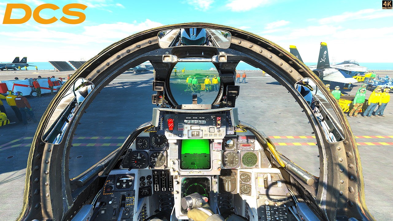 F-14 Tomcat | Intercepting Two Soviet MiG-23 Fighters | DCS
