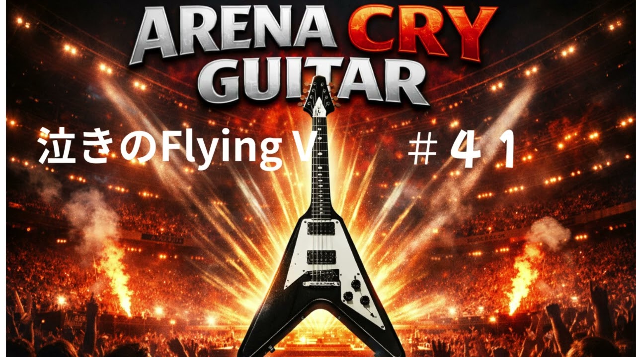 マイケル・シェンカー風｜フライングVで奏でる泣きのギター・インスト｜Into the Arena Inspired / Michael Schenker【Guitar Anthem ４１】