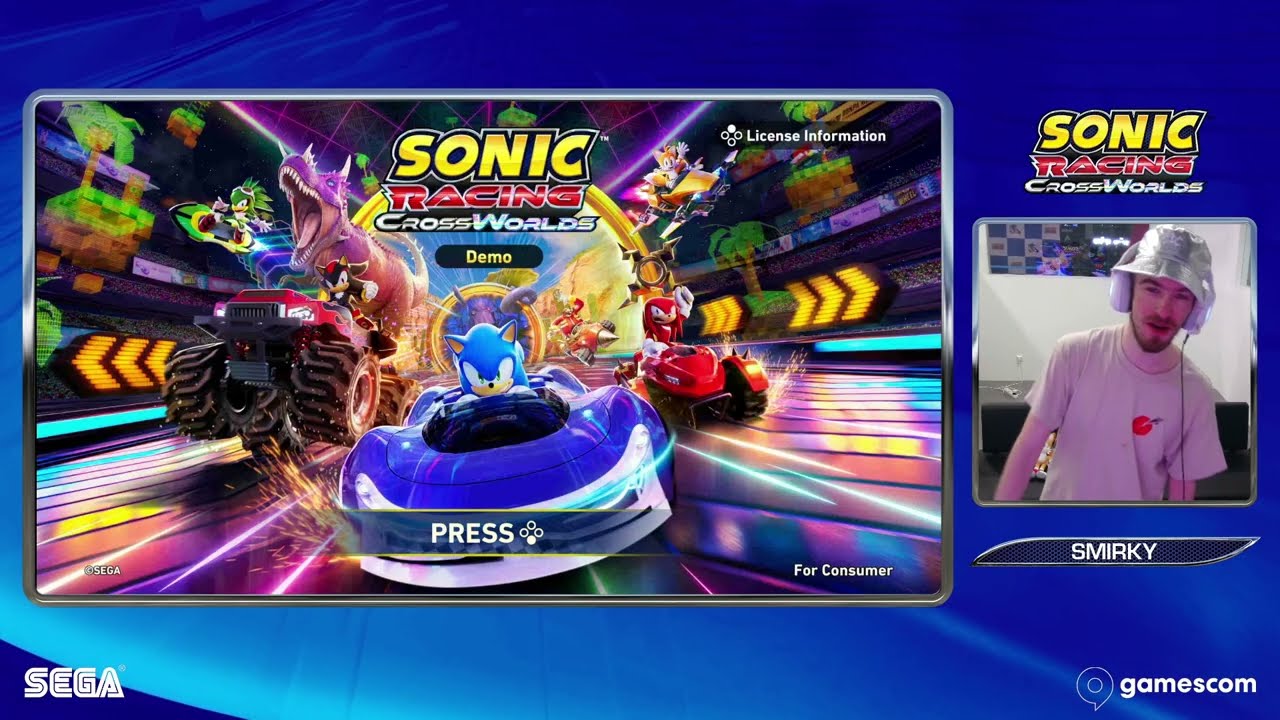 🔴 LIVE at gamescom 2025 - Sonic Racing: CrossWorlds Gameplay! [Saturday]