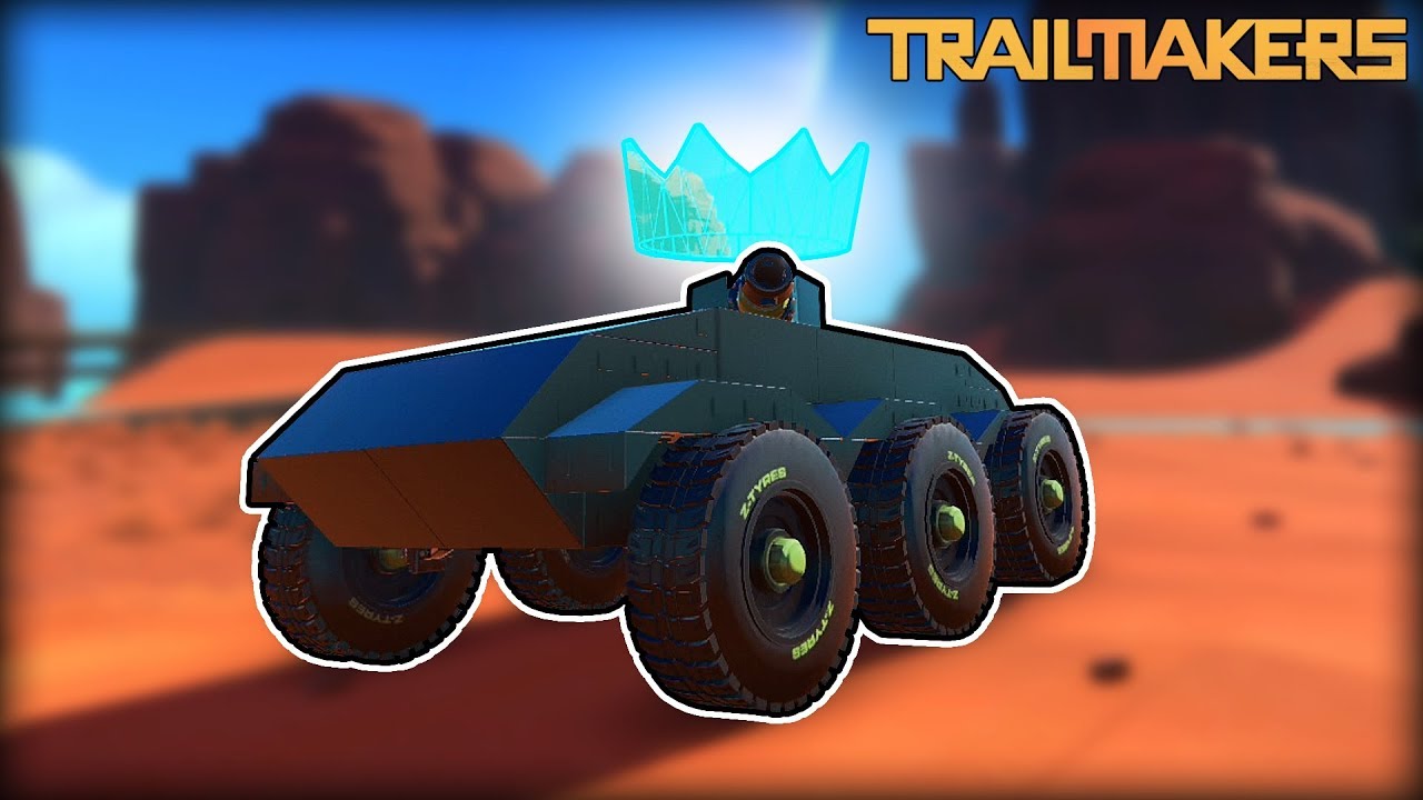 We Played KING OF THE HILL so I Built a Tank. (Trailmakers Multiplayer Gameplay)