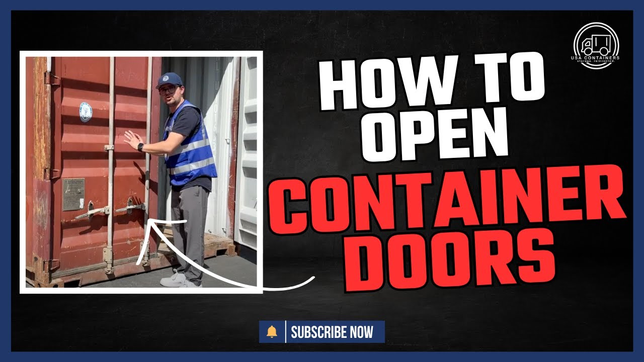 HARD TO OPEN CONTAINER DOORS? THIS IS THE CORRECT WAY OF OPENING AND CLOSING CONTAINER DOORS.