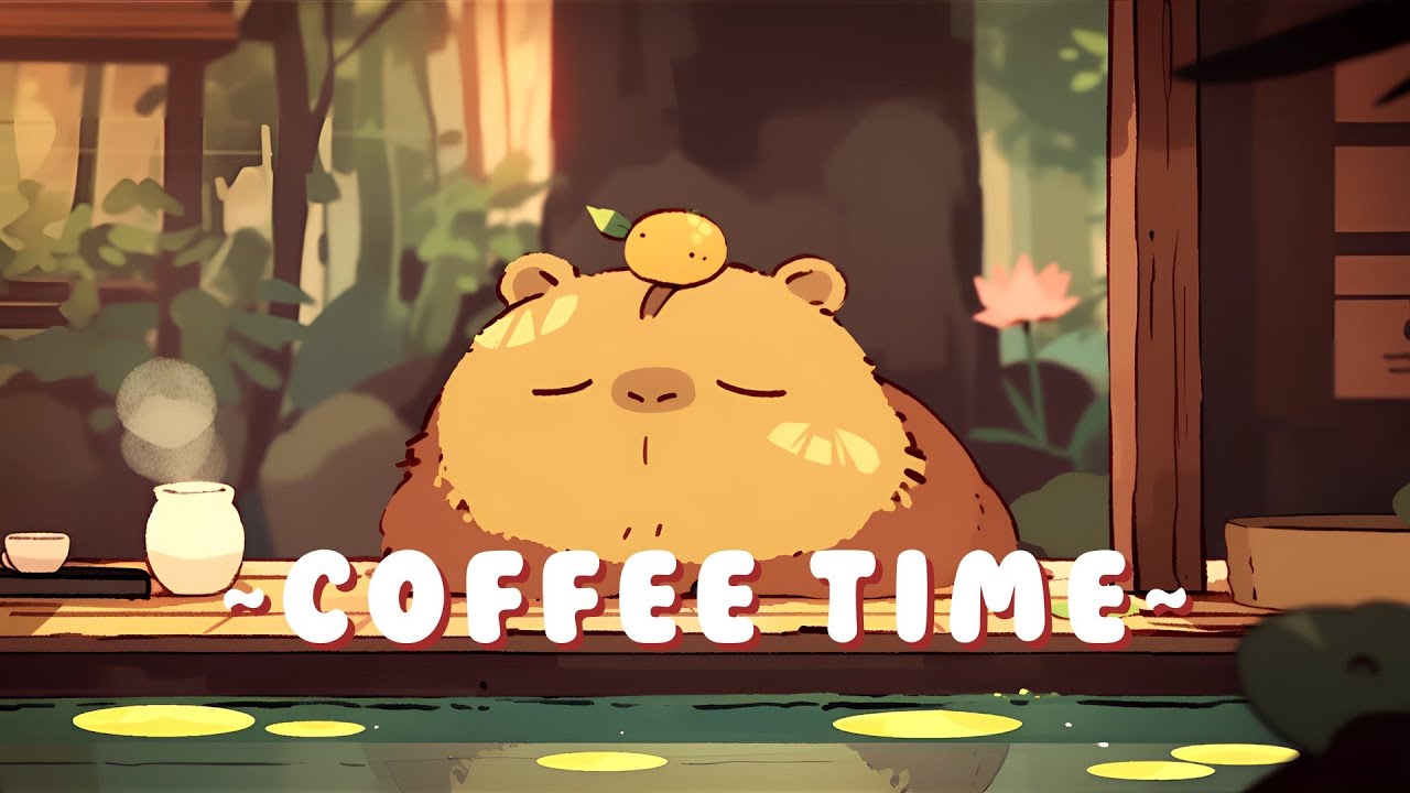 Capybara Lofi Collection - Calm Music for Focus & Study ~ Tranquil Mood ~ 🎵 💫