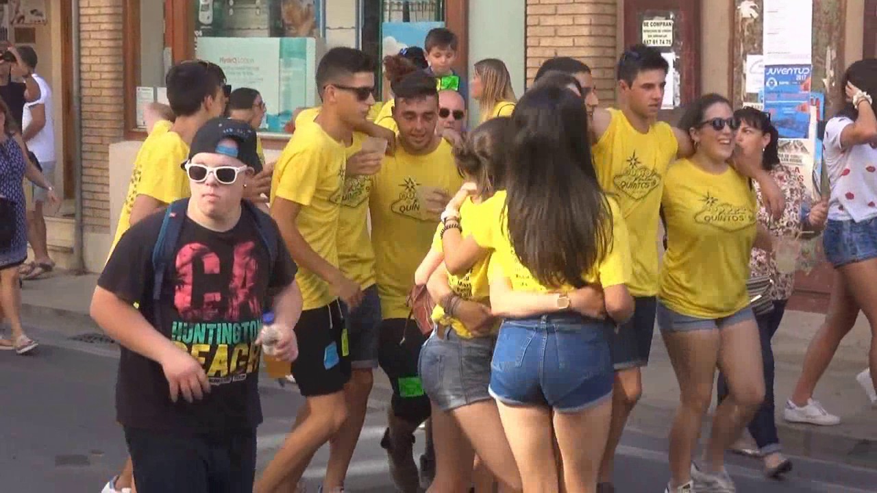 FIESTAS DE LA JUVENTUD PASACALLES FITERO (NAVARRA) 4 -08- 2017.