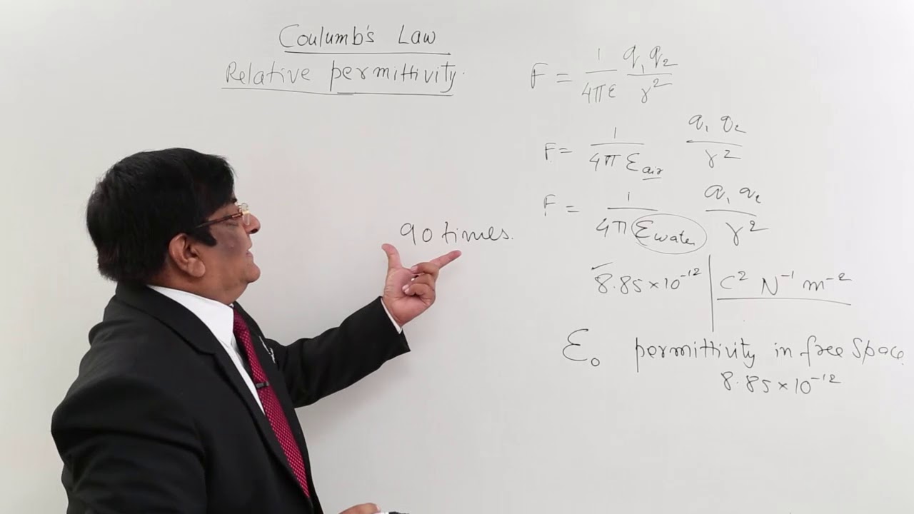 Class 12th &ndash; Relative Permittivity | Electric Charges and Fields | Tutorials Point