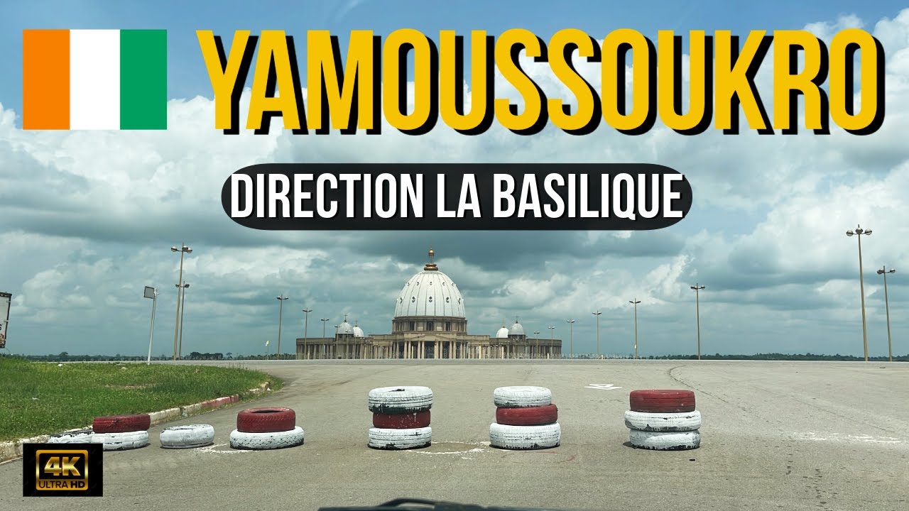 Yamoussoukro direction la basilique Notre-Dame-de-la-Paix