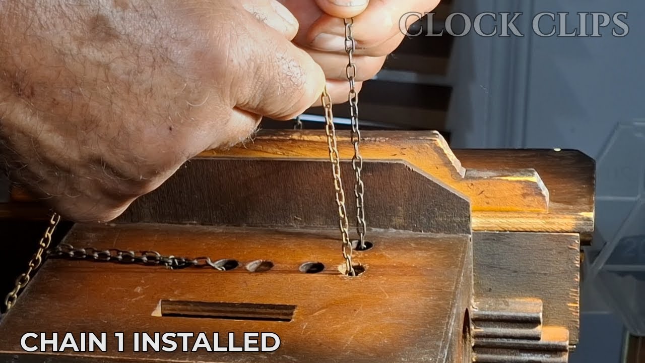 Reinstalling Chain 1 on This Cuckoo Clock – Part 4