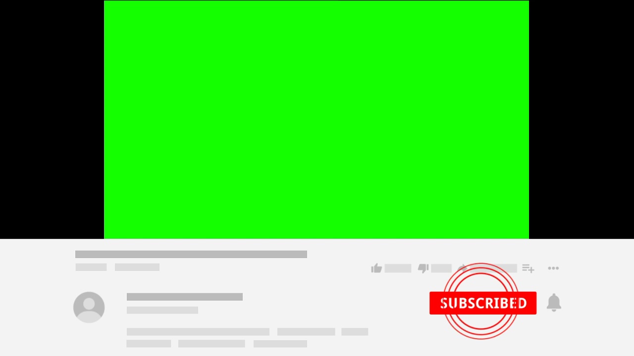 Green screen subscribe button copyright free | green screen | computer screen subscribe animation
