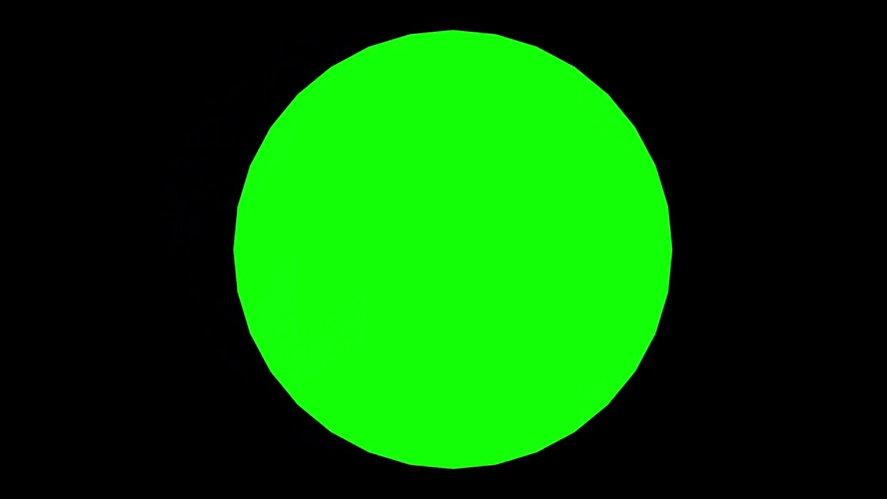 Green Triacontadigon Black Background Left To Right