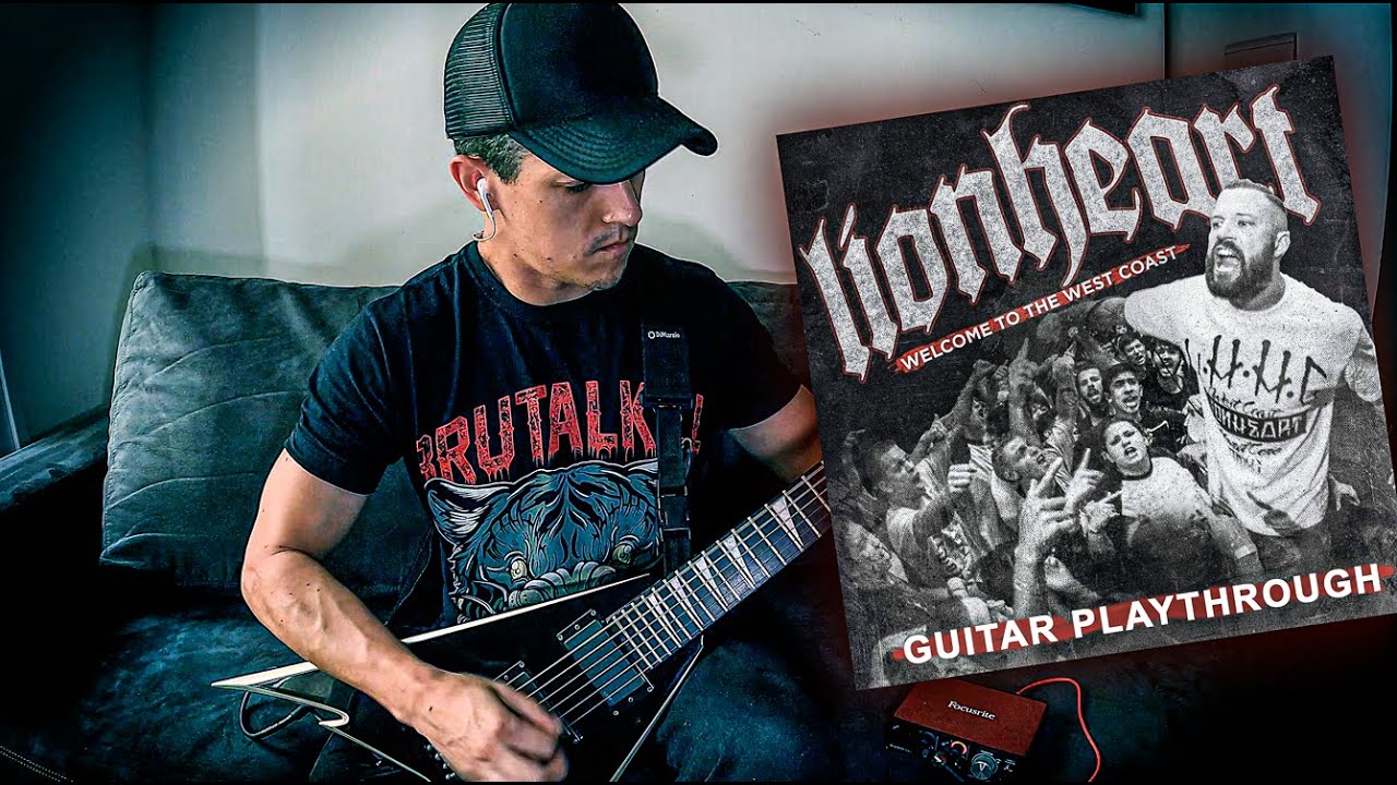 CLAUDINEI FERREIRA - Welcome to the west coast - LIONHEART / Guitar Playthrough [FULL ALBUM]