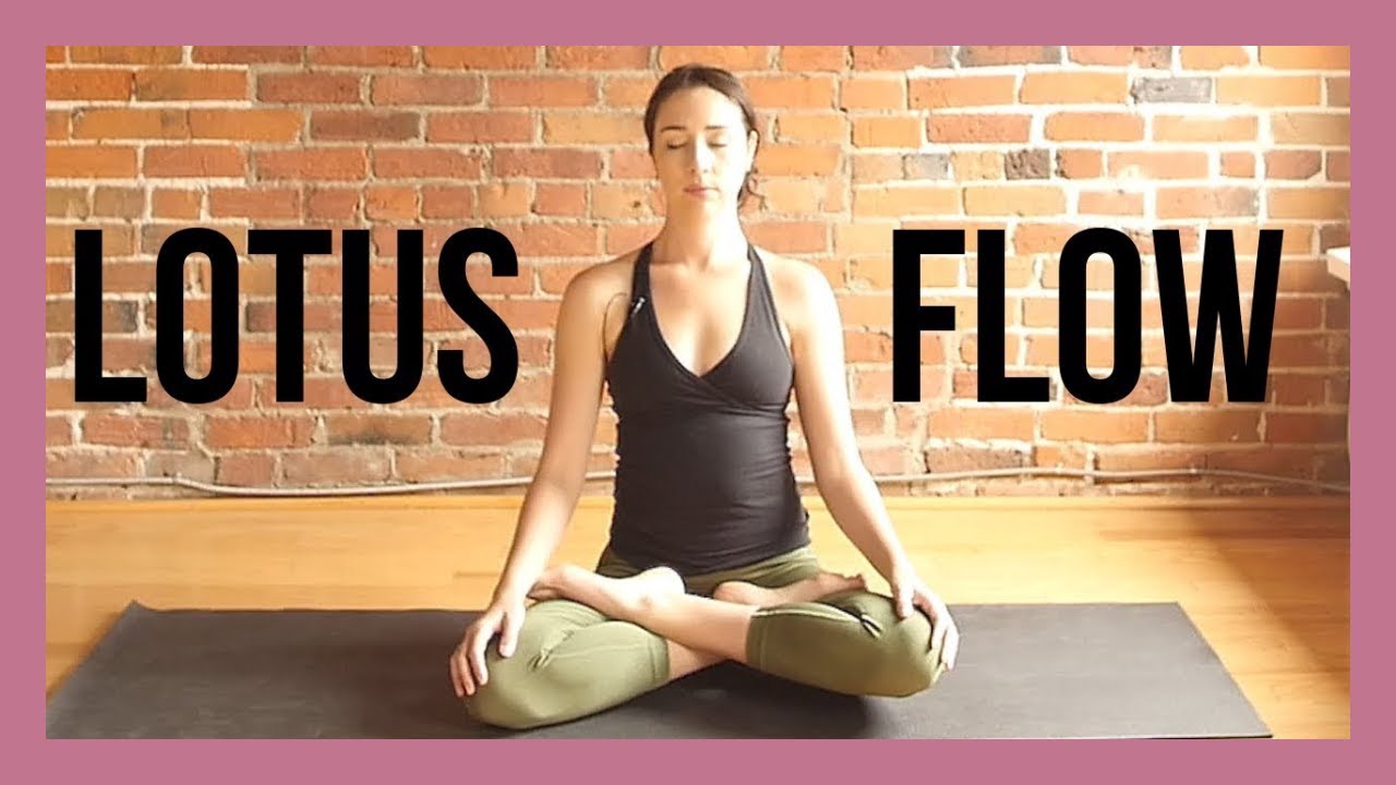 45 min Lotus Pose Yoga Flow - Deep Hip Opening Vinyasa Yoga