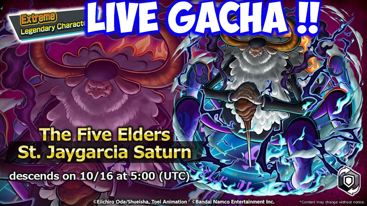 🔴 (Live) Live Gacha New EX Saturn🔥🔥 One Piece Bounty Rush