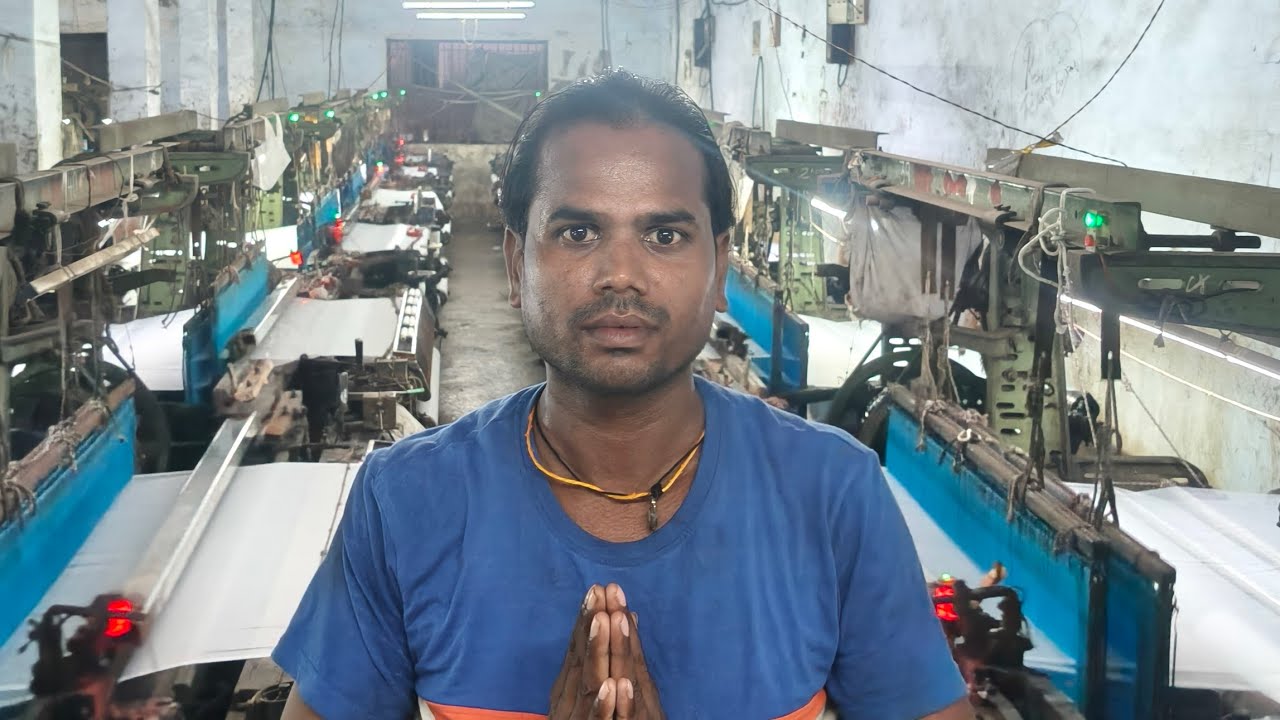 मशीन में सूत कैसे भरते हैं कटा हुआ#mahadev majdur#vlog#surat# gujarat #