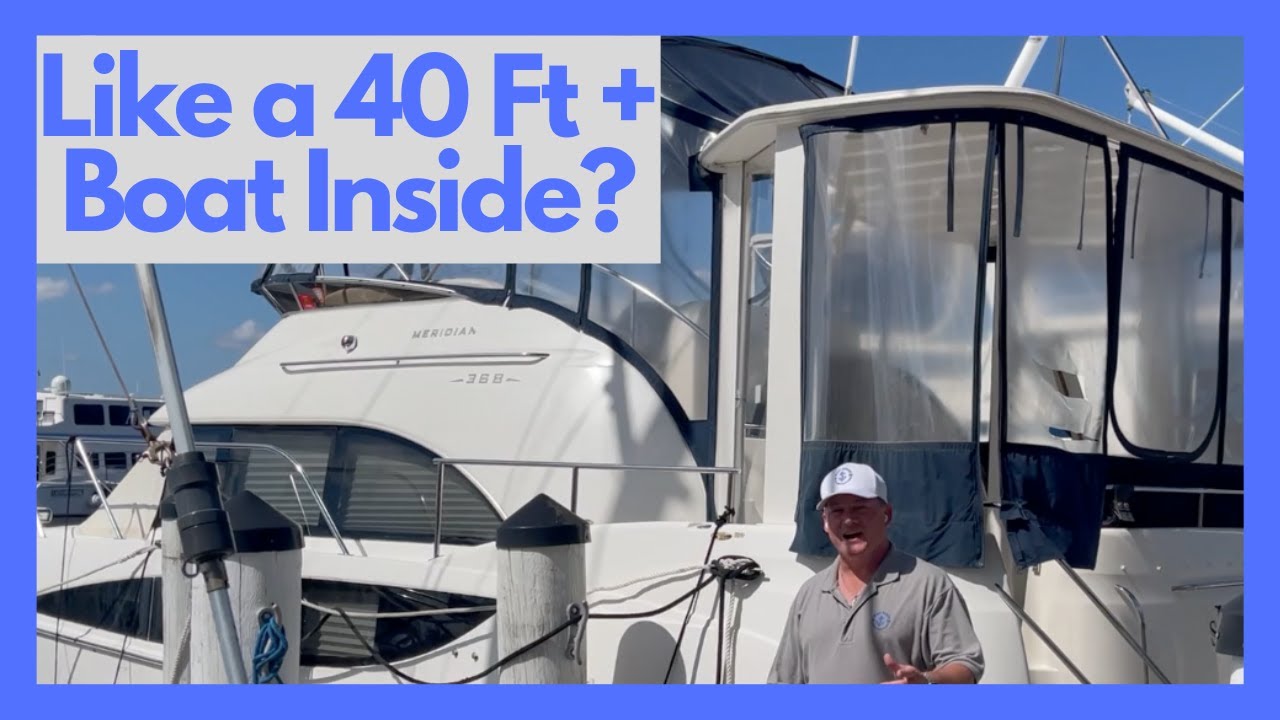 EP 5: Meridian 368 Aft Cabin Boat Tour [2005]