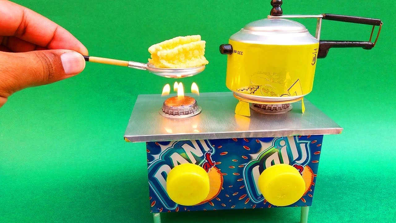 Stove With Soda Cans | How to Make A Mini Stove with Aluminum can Science Project | Mini Gas Stove