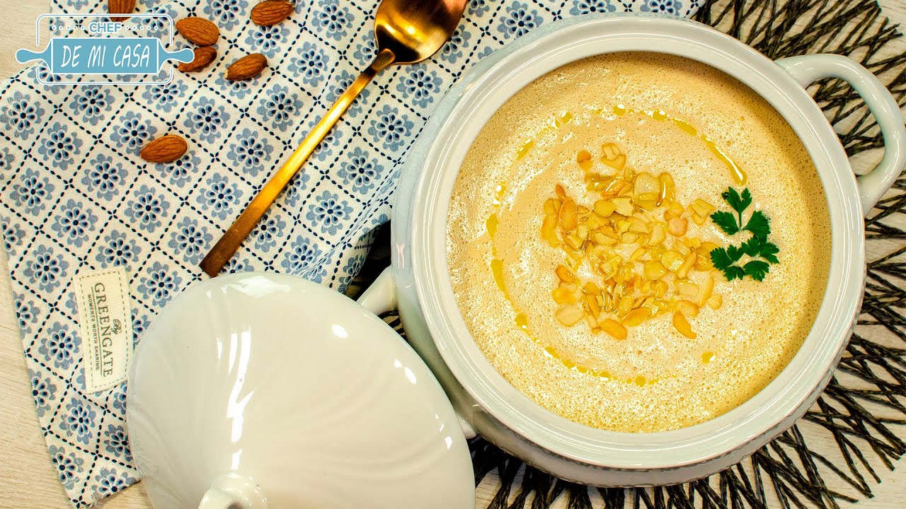 CREMA de GAMBAS y Almendras 🍲 🍤  Crema MARISCOS Fácil y Rápida 😋 Recetas de Navidad 2020 nº 21/24