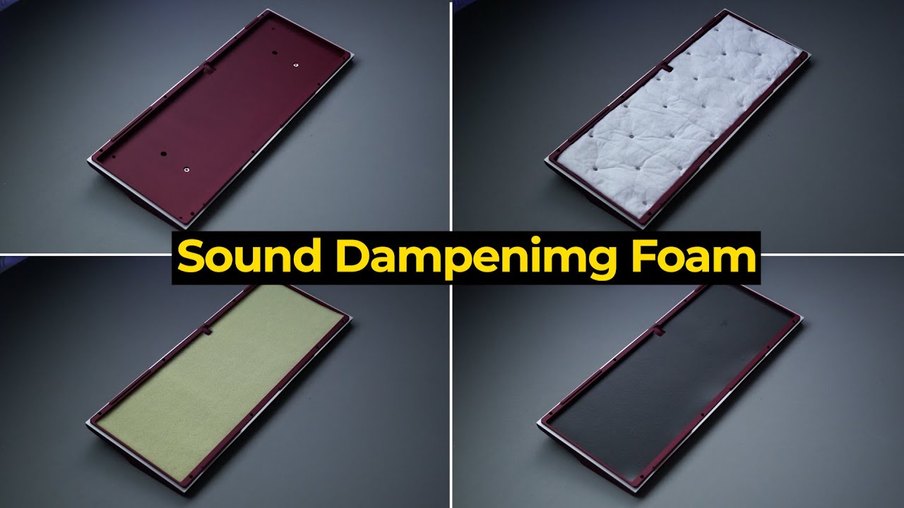 Keyboard Sound Dampening Foam Comparison | 흡음재 비교
