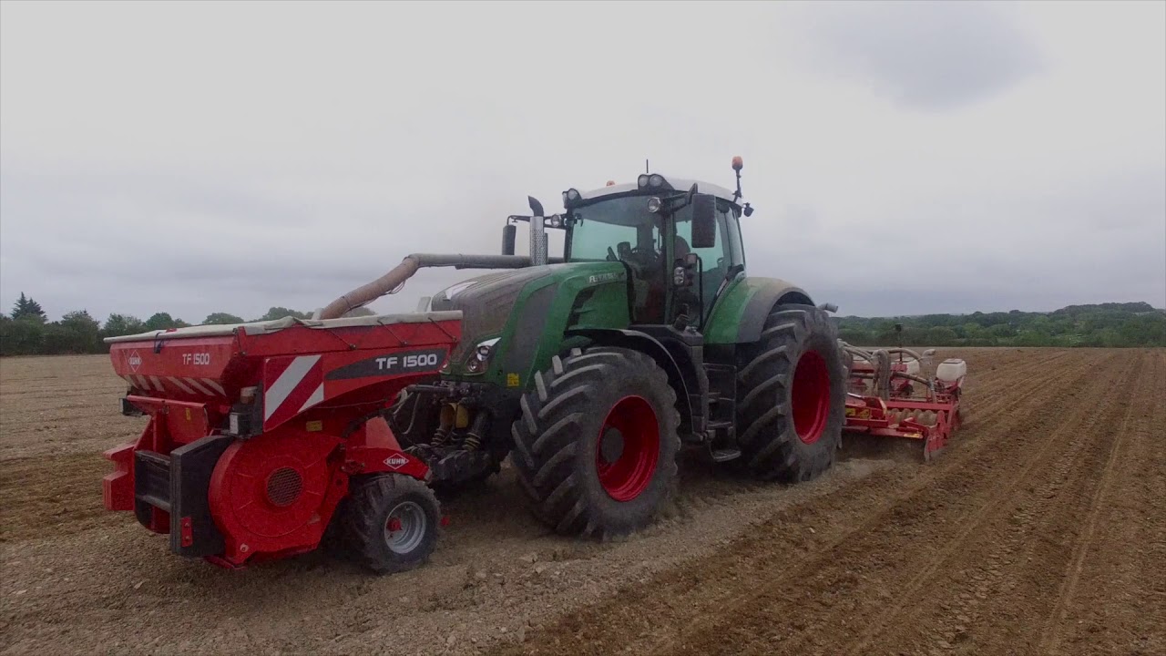 SEMI MAÏS 2018 - Combiné de semis Kuhn - FENDT 828