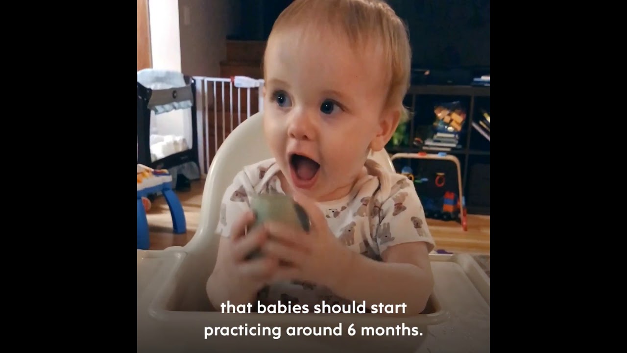 More Babies Using the ezpz Tiny Cup!