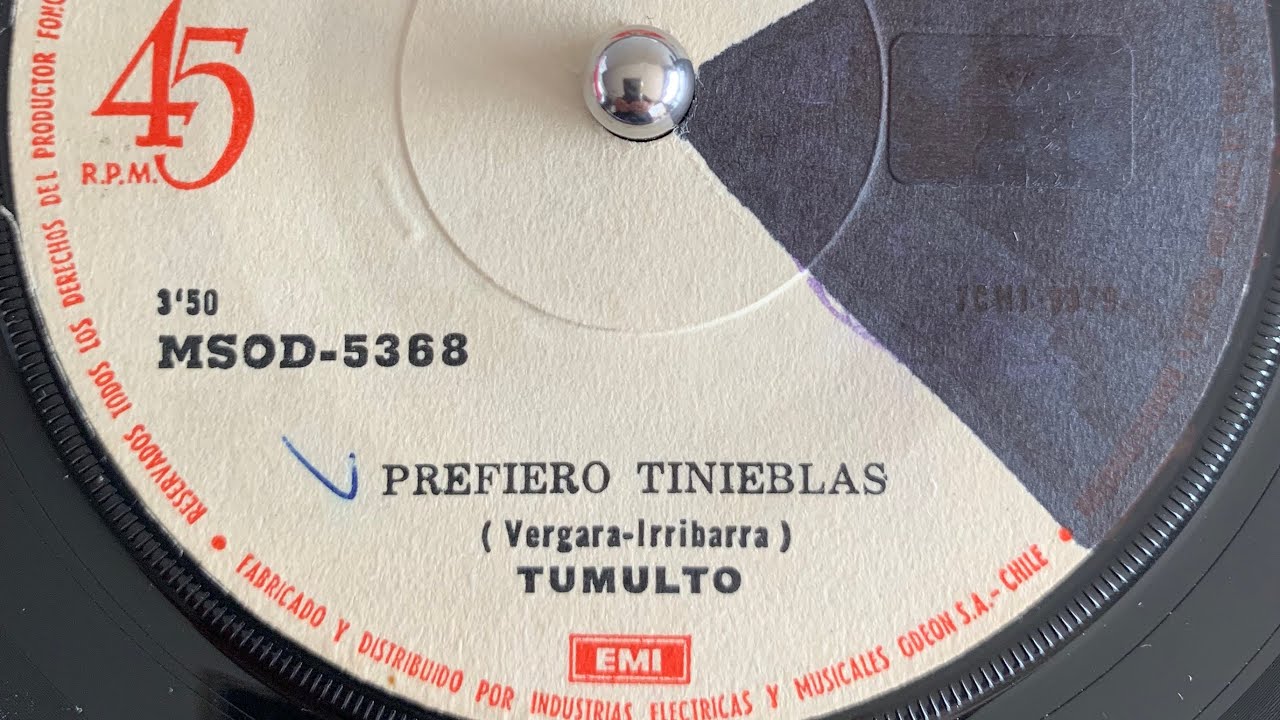 TUMULTO   Prefiero Tinieblas / No Soy De Nadie, Soy Feliz 1973