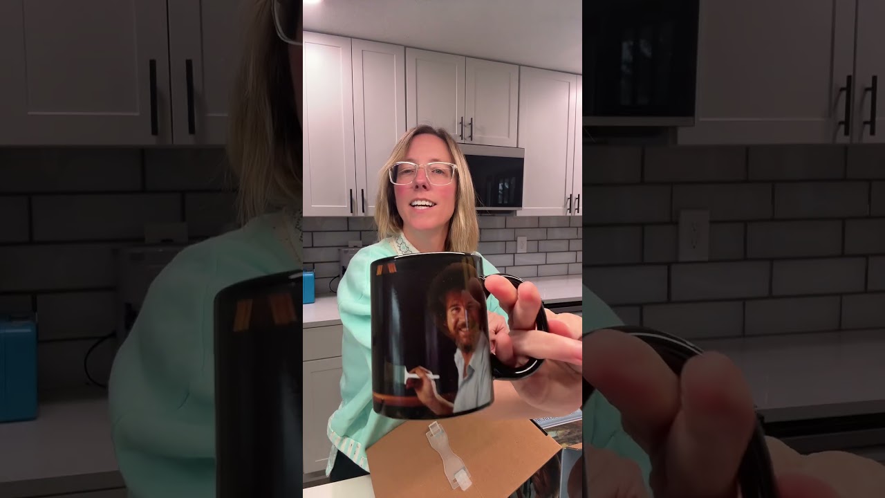 Счастливые маленькие ошибки ❤️ #распаковка #bobross