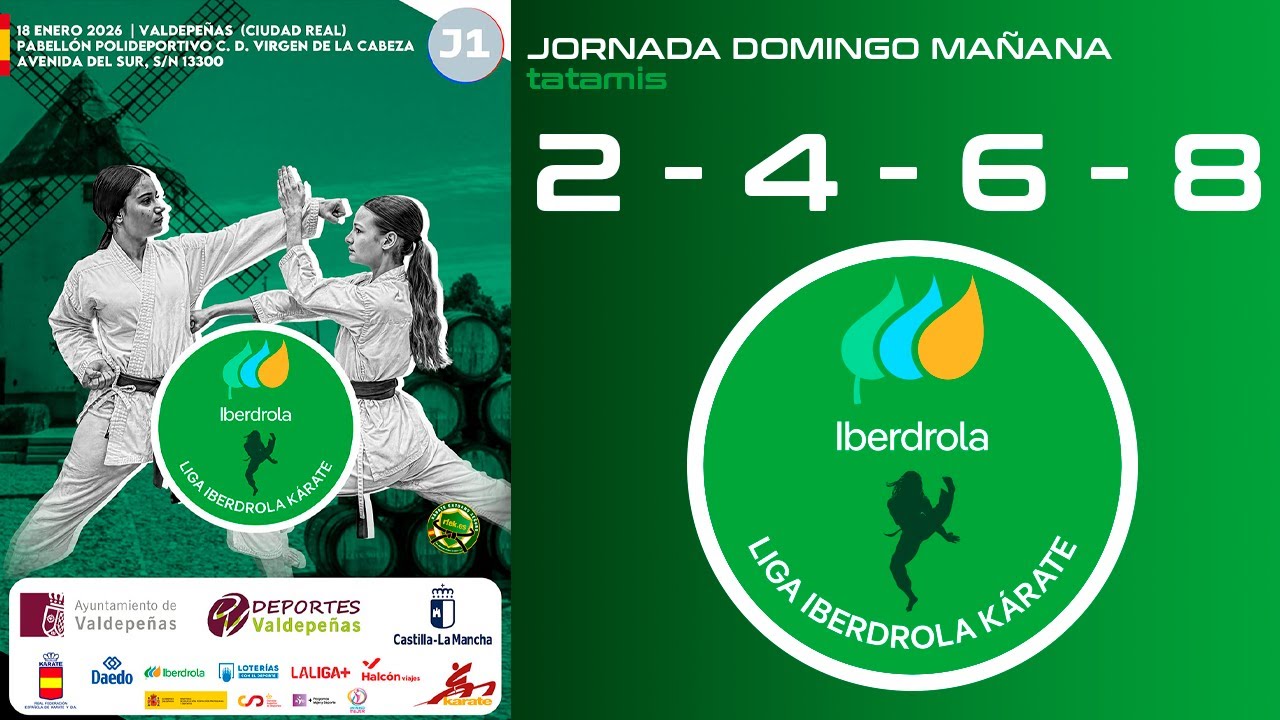 LIGA IBERDROLA DE KARATE – J1 VALDEPEÑAS 2026