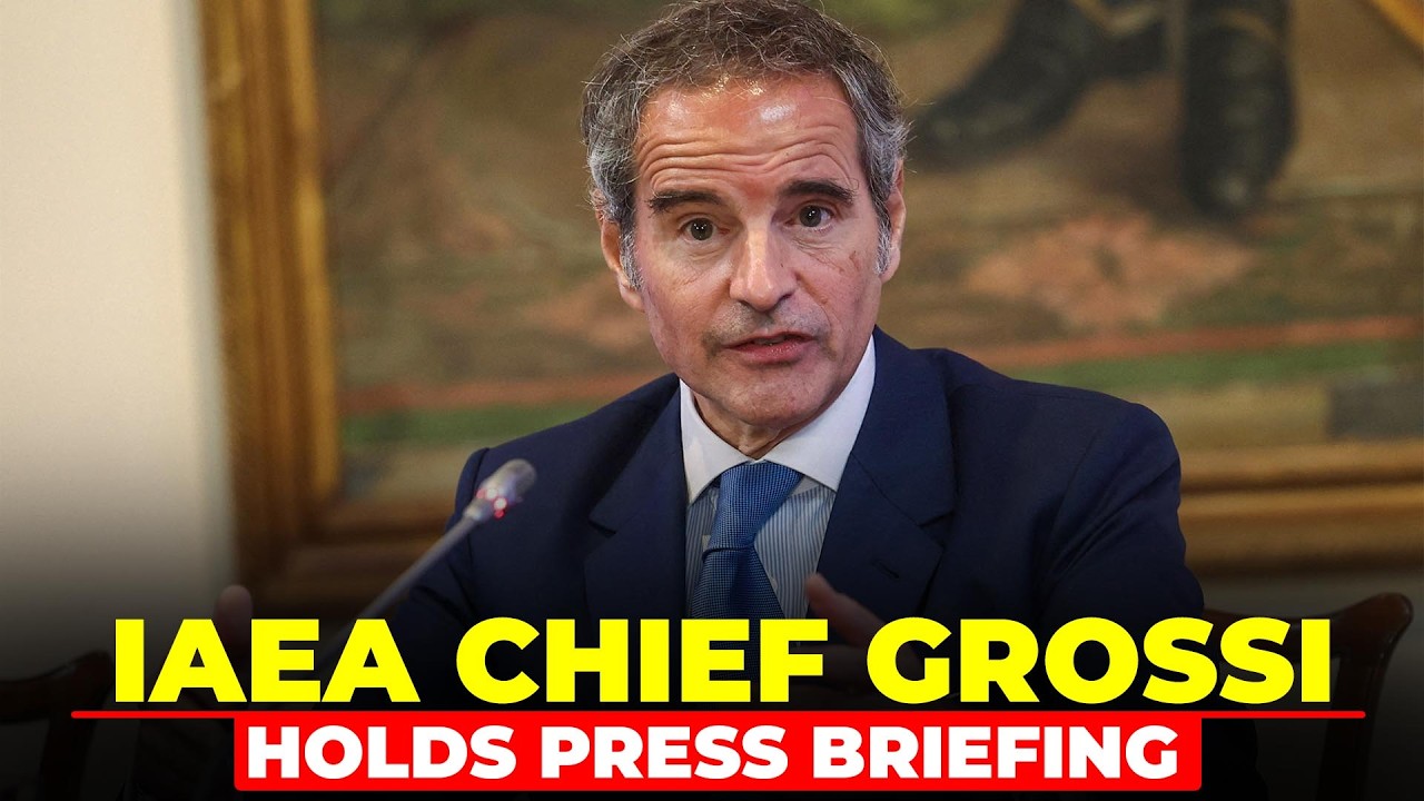 WATCH LIVE: IAEA Director General Rafael Grossi holds press conference I Iran I USA I Syria