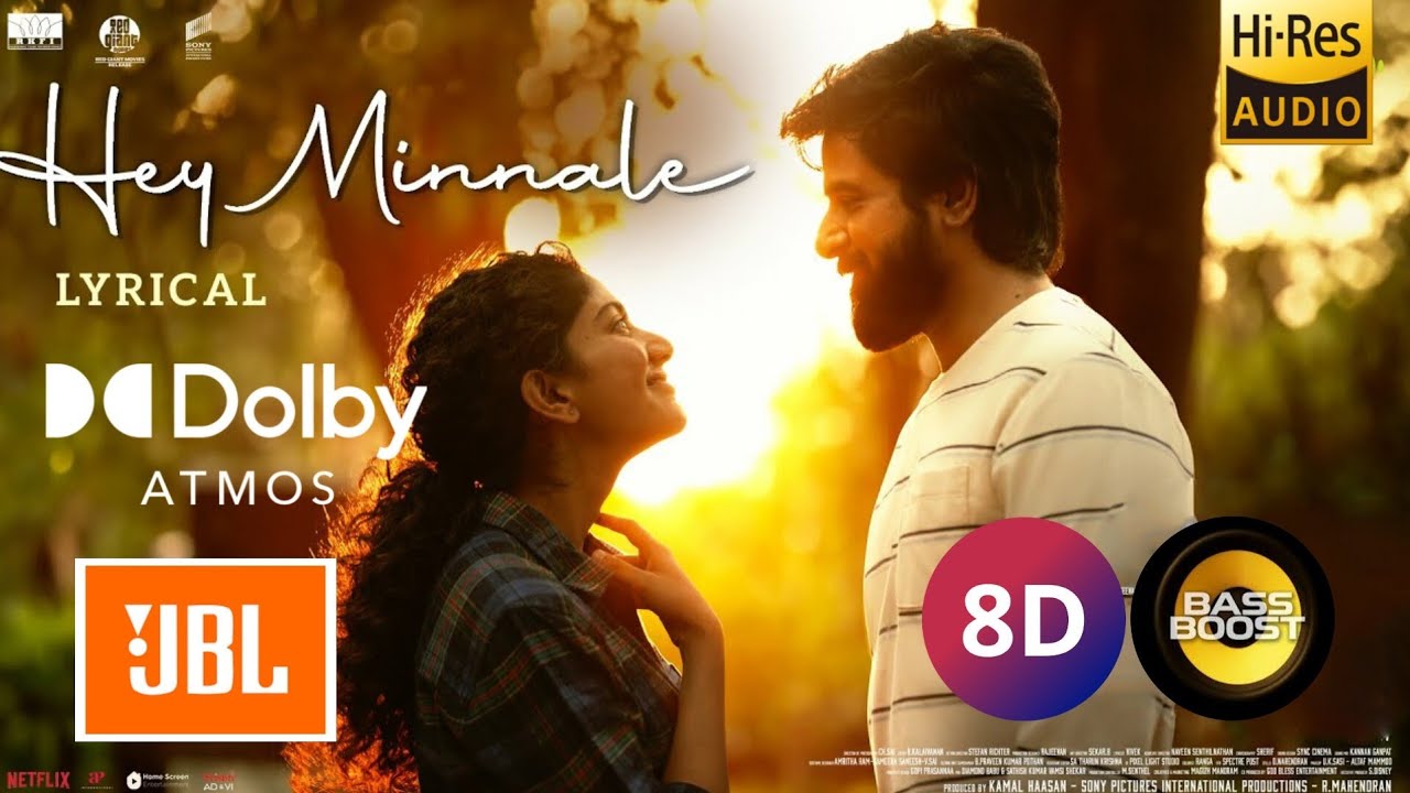 Hey Minnale | ⚠️ 8D Audio + Bass Boosted ⚠️ | Amaran | sk | sai pallavi | Rajkumar periyasamy
